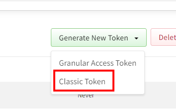 创建Classic Token