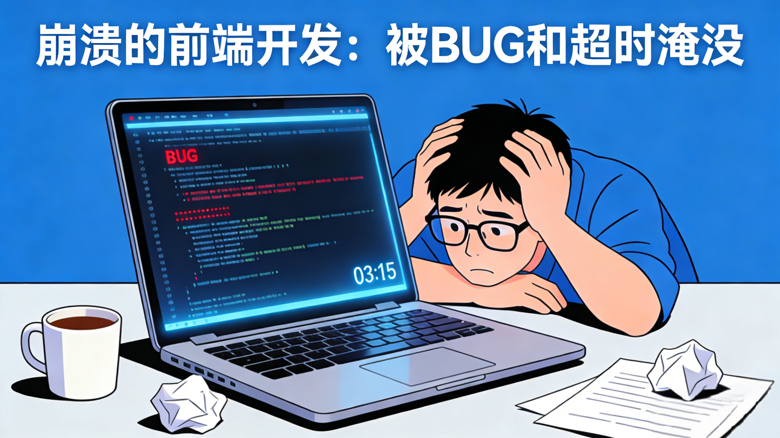 崩溃的前端开发：被 BUG 和超时淹没