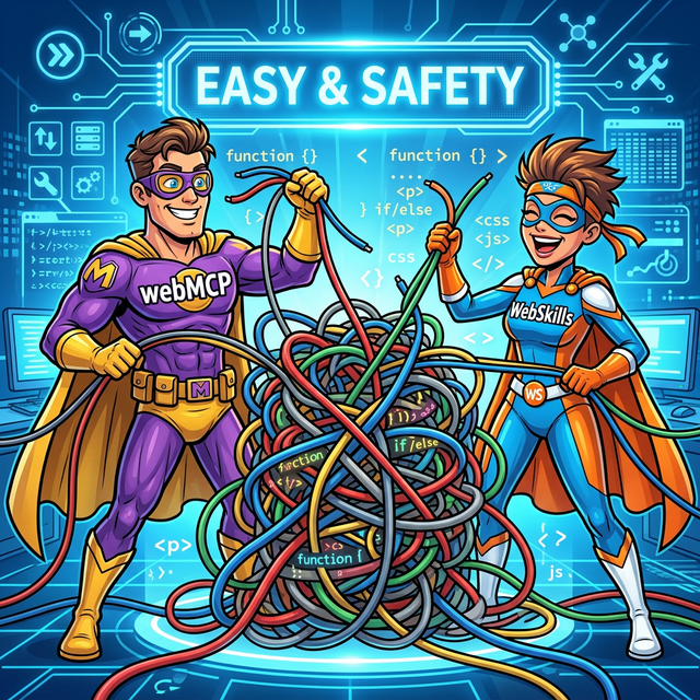 WebMCP + WebSkills:拯救前端的超人组合